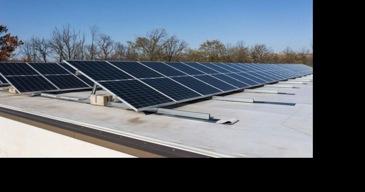 Pleasant Prairie RecPlex solar array installation underway