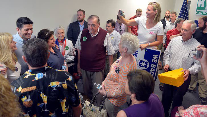 Ryan, Johnson help open Republican office in Kenosoha