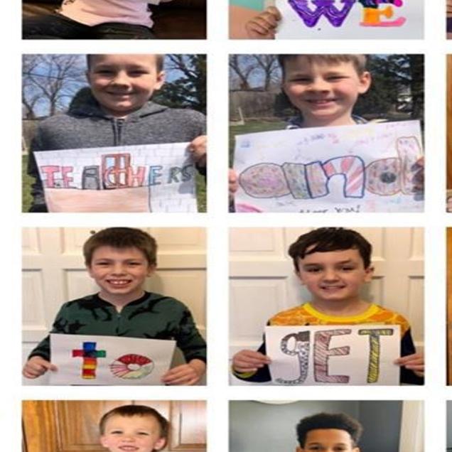 Student Teacher Collages Convey Close Connection Despite
