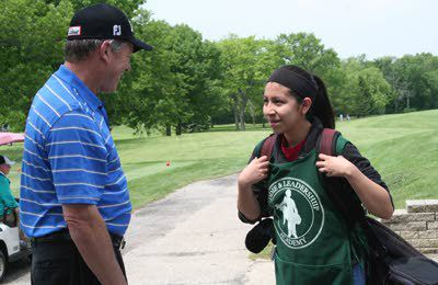 Caddie program tees off