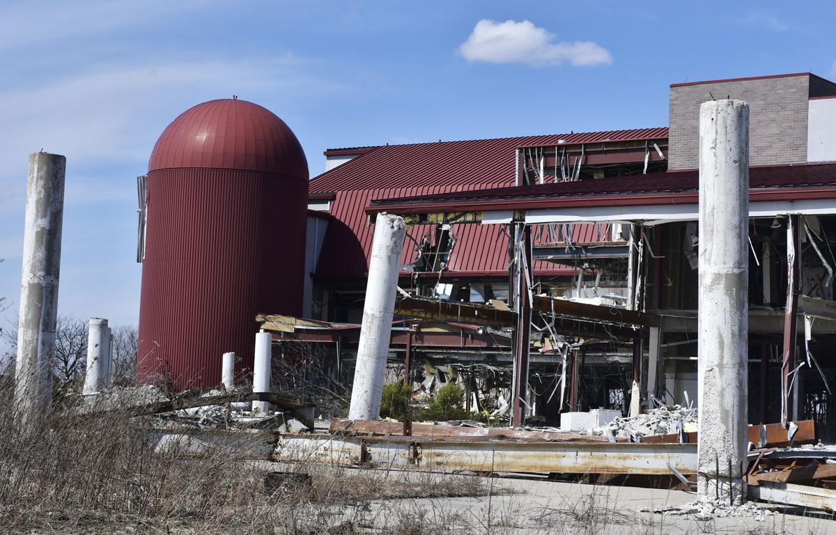 Demolition continues at Dairyland as authorities investigate arson fire