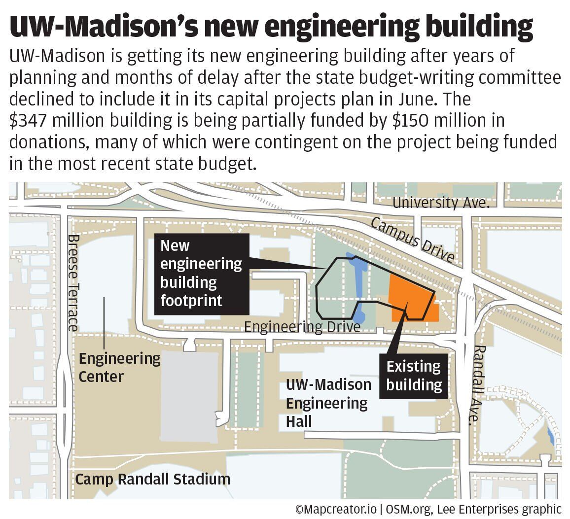 UW-Madison is getting its $347M engineering building