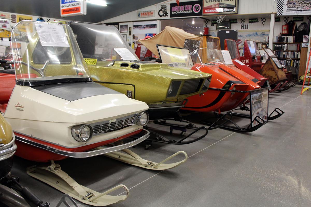 Roads Traveled Snowmobiles rule at the Top of the Lake museum Travel