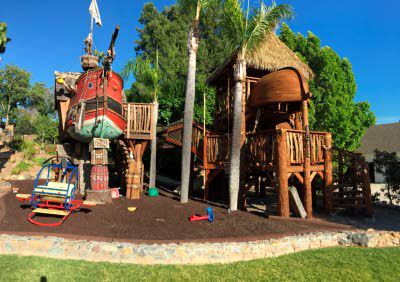 pirate ship backyard playset