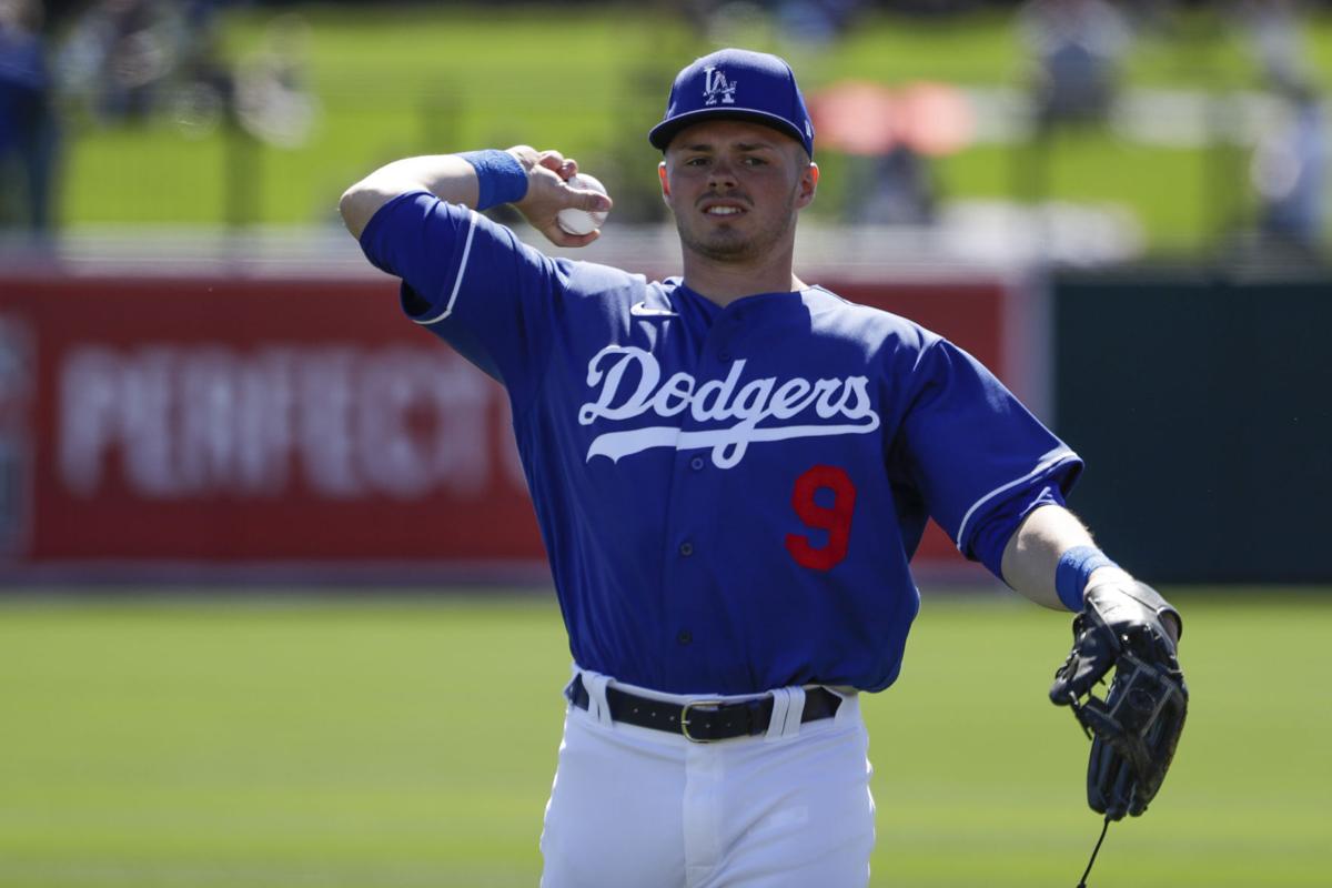 Youth Gavin Lux Los Angeles Dodgers Roster Name & Number T-Shirt