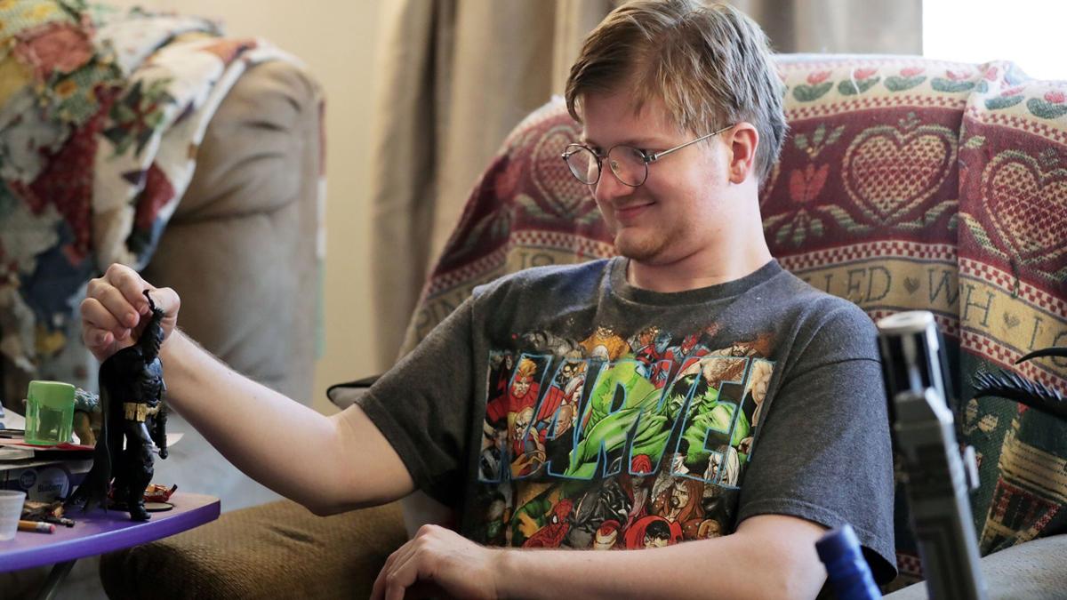 Jeremy Thoms, 21, has Krabbe disease and received a stem cell transplant at 4 weeks old
