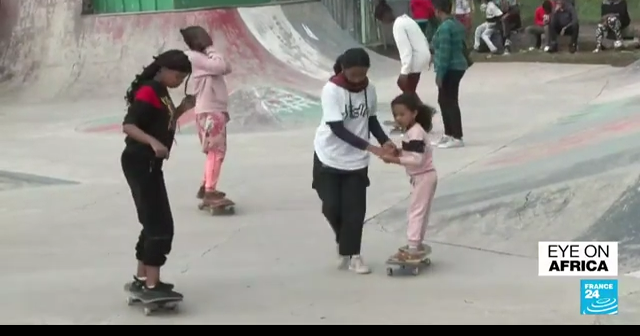 Skateboarding group brings together young girls in Ethiopia