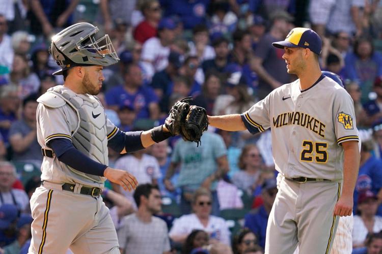 Keston Hiura homers twice as Brewers beat Cubs 5-2