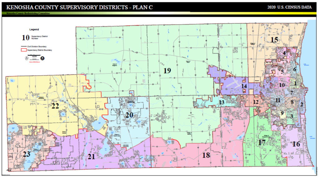Kenosha Aldermanic District Map Watch Now: New Kenosha County Supervisory District Map Approved Amid  Controversy | Local News | Kenoshanews.com