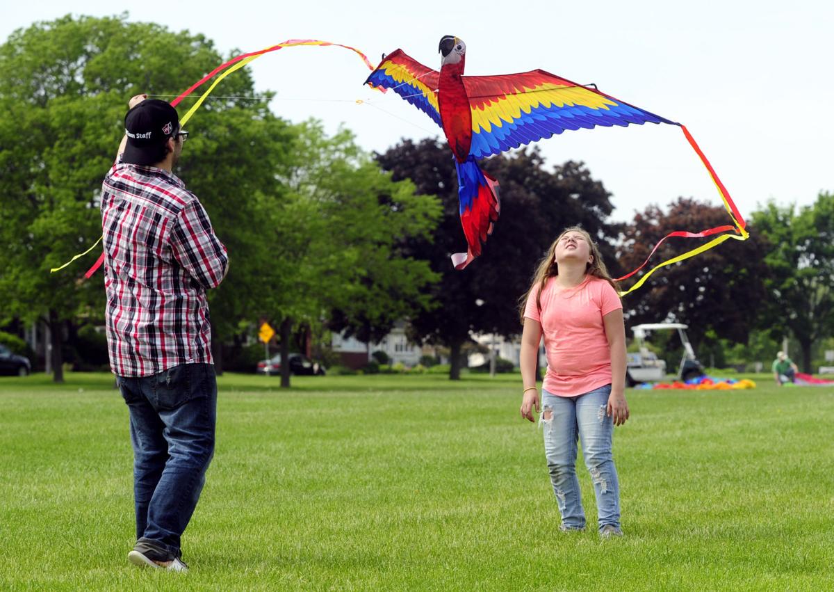 Kites fly over Kenosha lakefront Kdn