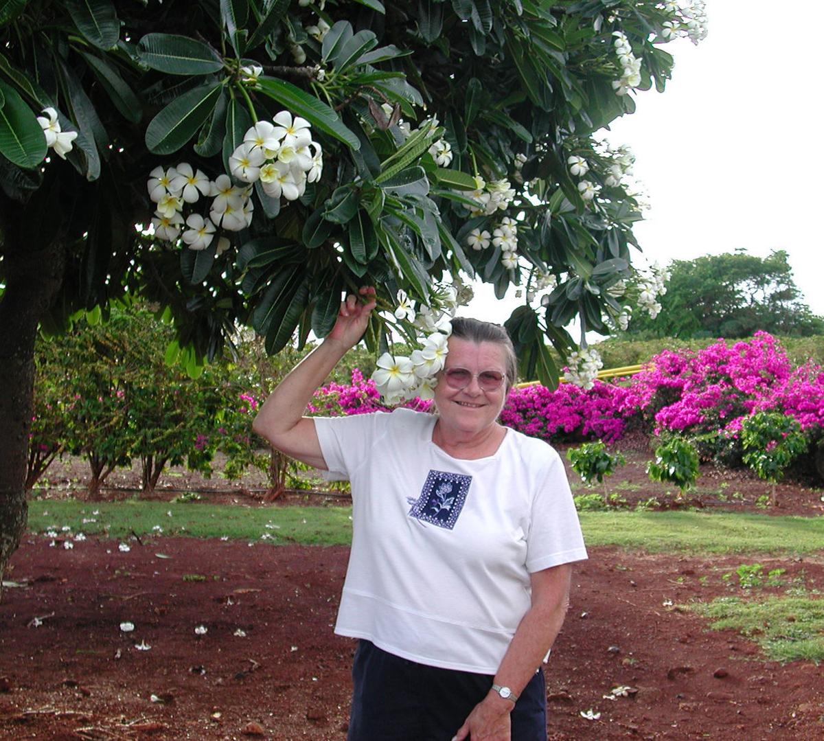 Lorraine and flowers