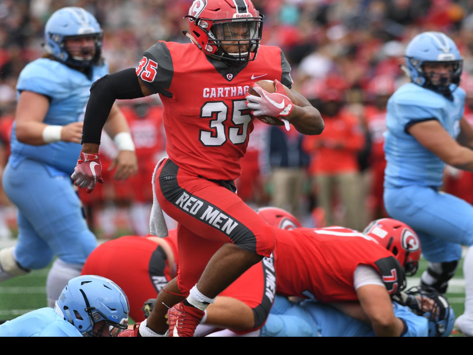 Carthage Football Lands Six On All Cciw First Team Carthage