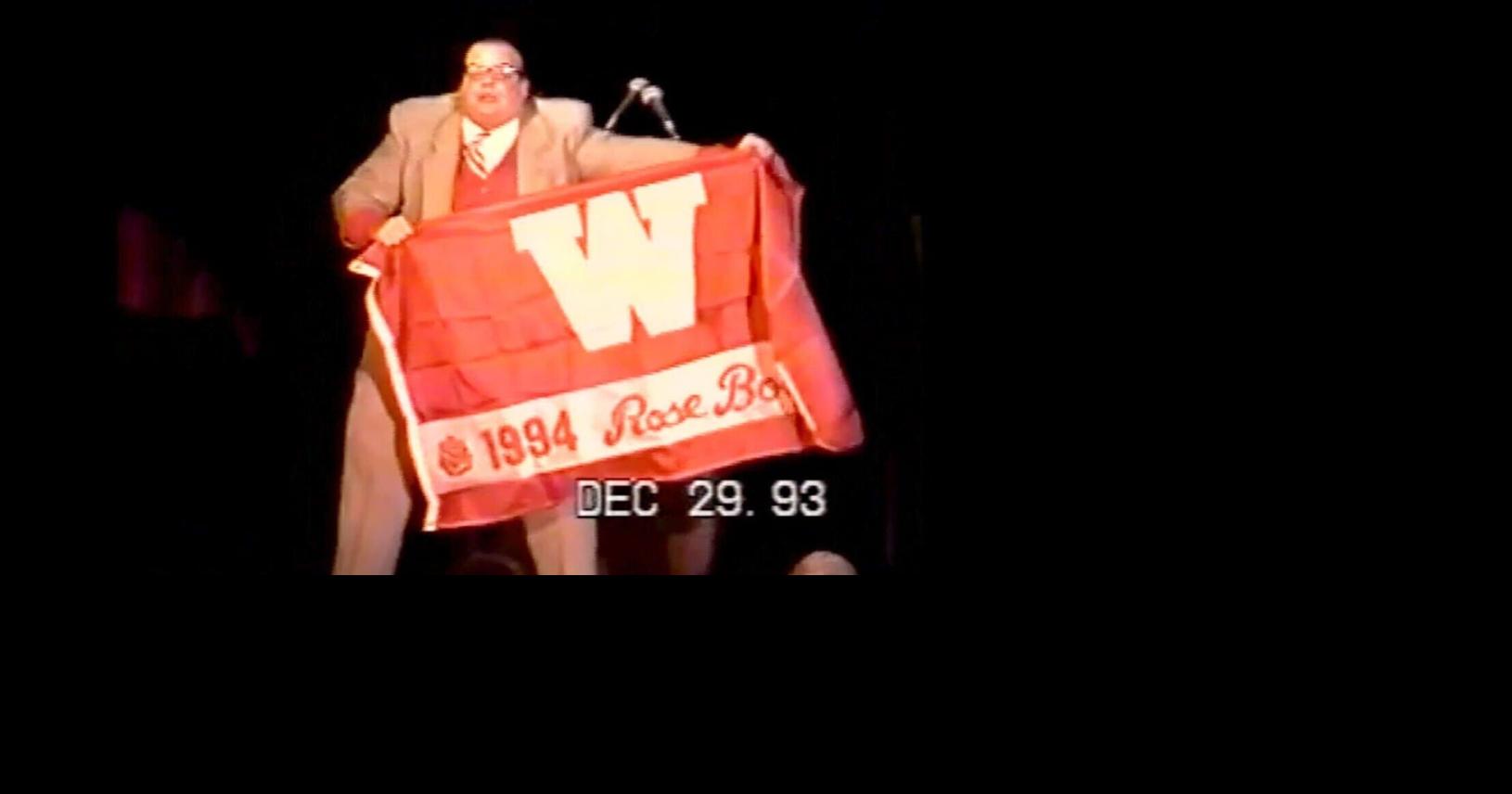 Watch Chris Farley as Matt Foley 30 years later motivate Wisconsin for 1994 Rose Bowl
