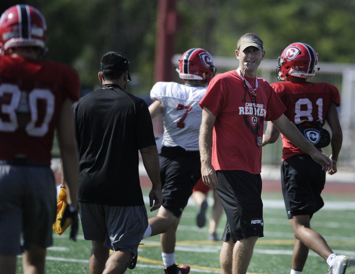 CARTHAGE FOOTBALL PRACTICE