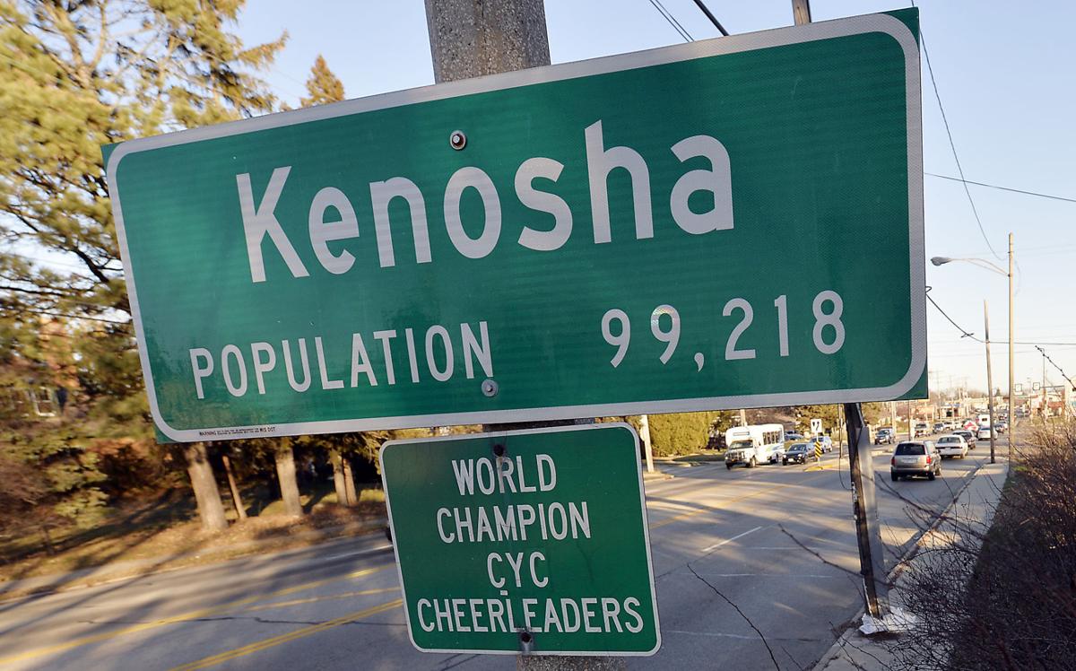 Old Town Population Sign