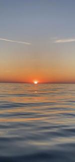 Sunrise on Lake Michigan