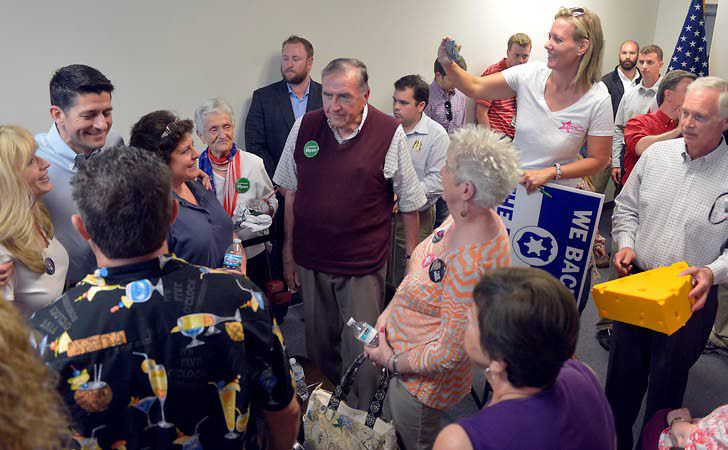 Ryan, Johnson help open Republican office in Kenosoha