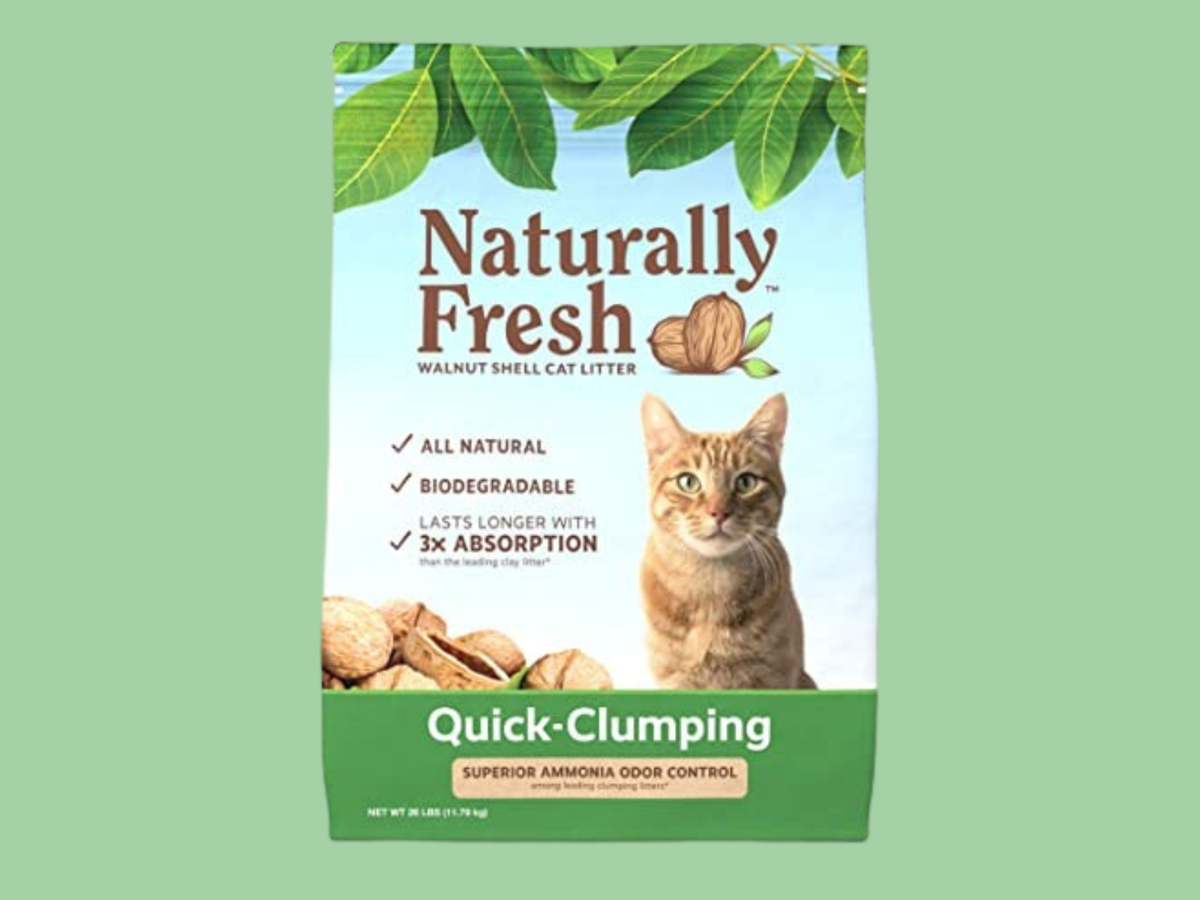 Walnut based outlet cat litter