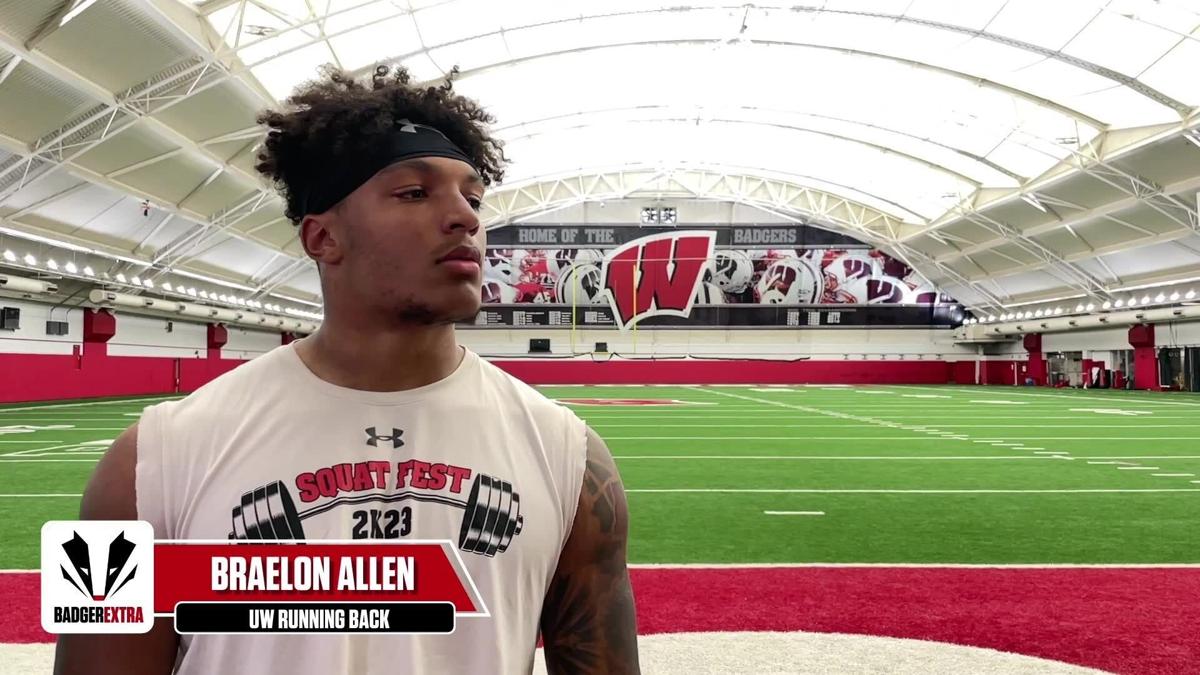 Wisconsin football RB Braelon Allen OK with fewer carries, rotation