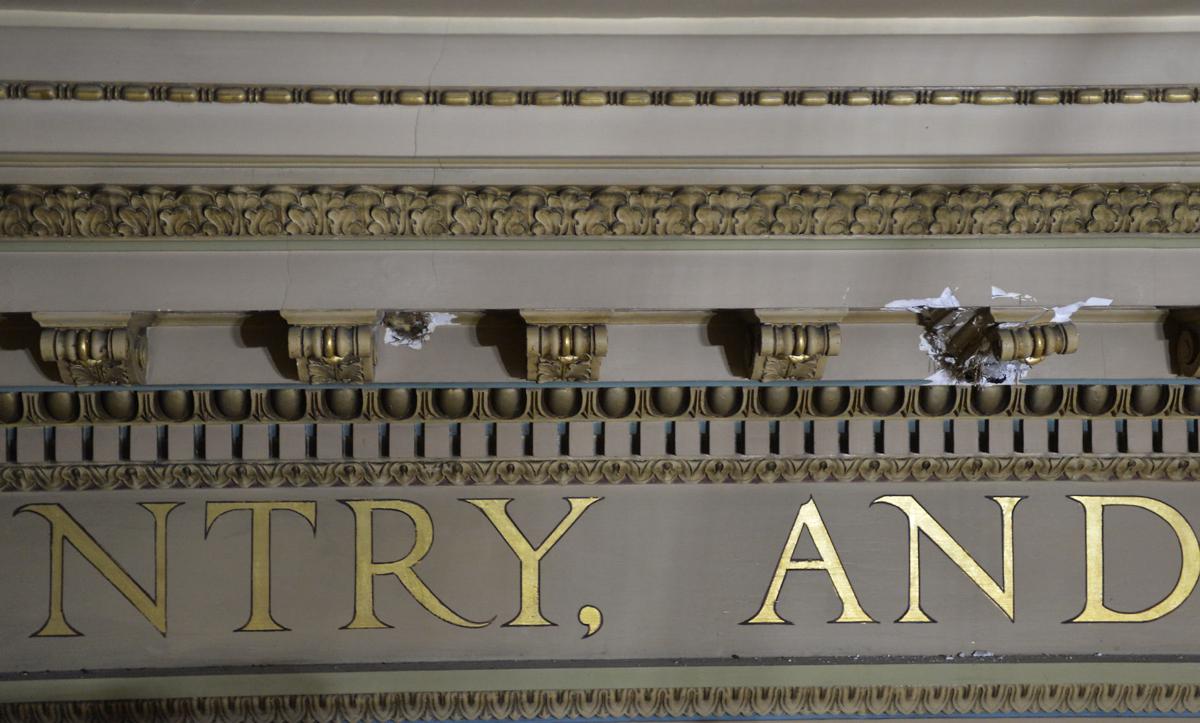 Courthouse ceiling yields gems as restoration is being planned | Local