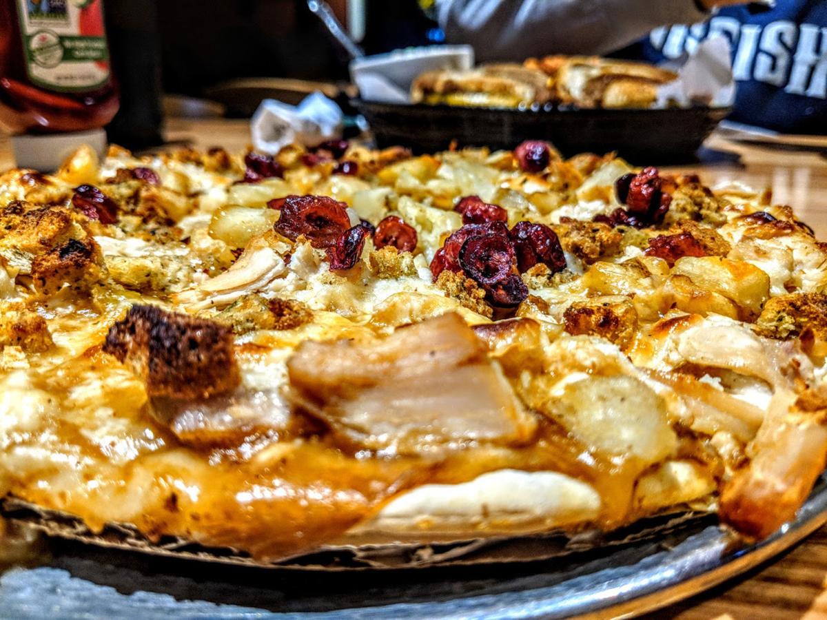 Snyder The world's greatest invention Thanksgiving pizza! Liz