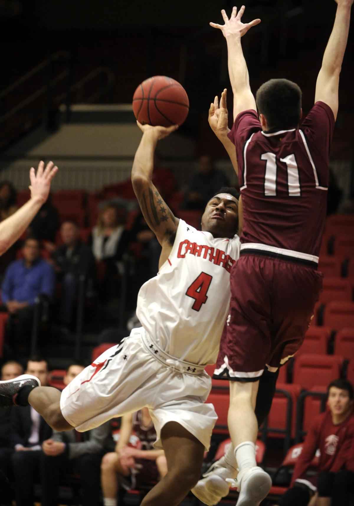 Red Men Fall Short At Home Carthage Mens Basketball