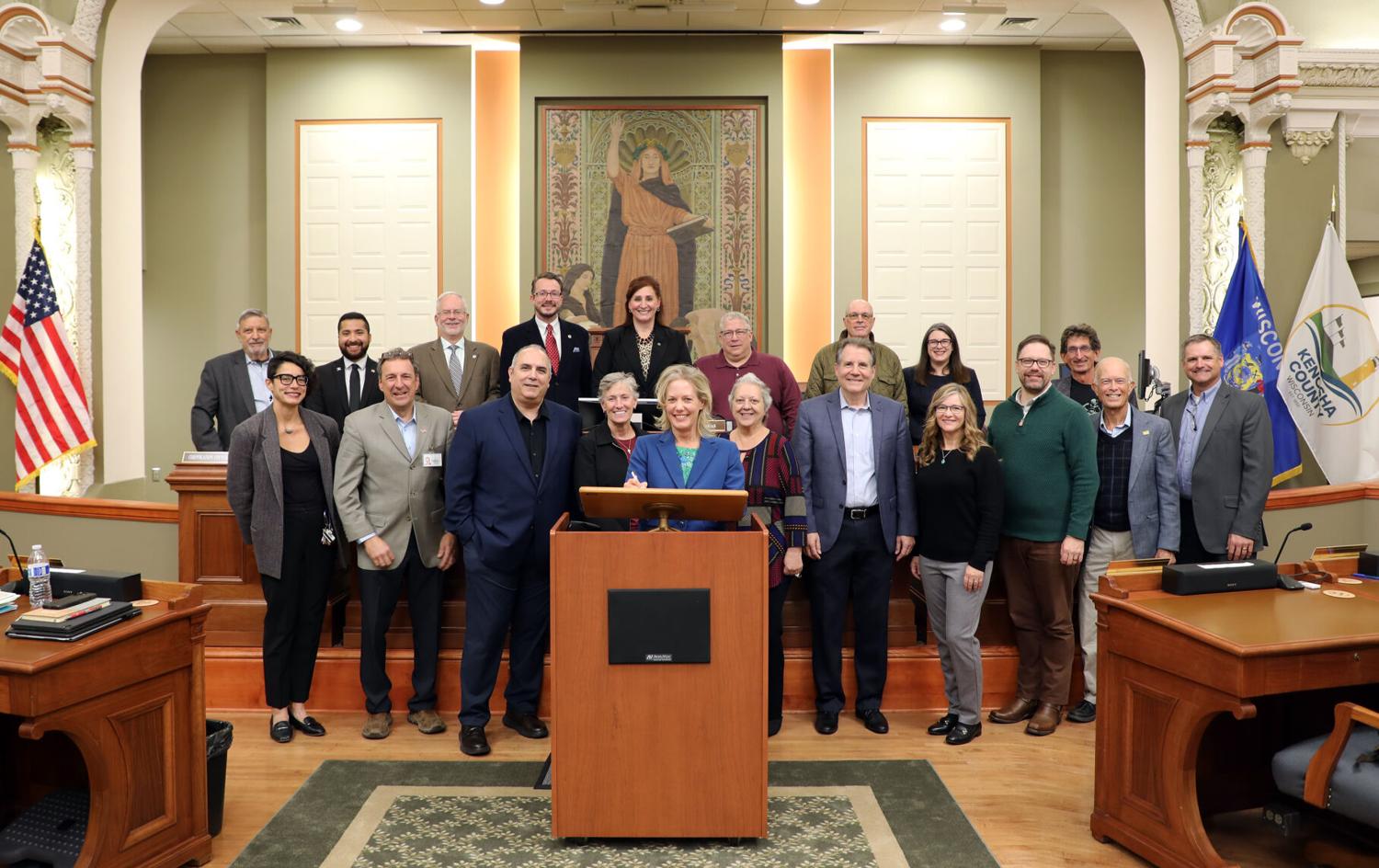 How much will the Kenosha County tax levy increase in 2026?