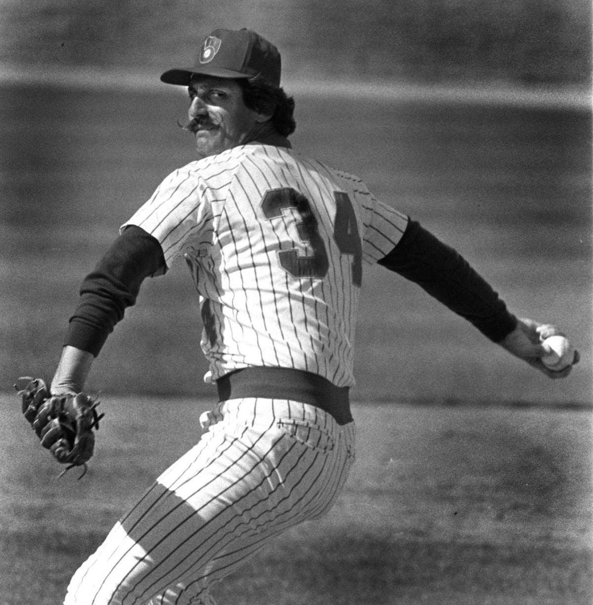 Rollie Fingers, the Oakland Athletics sophomore reliever, is shown