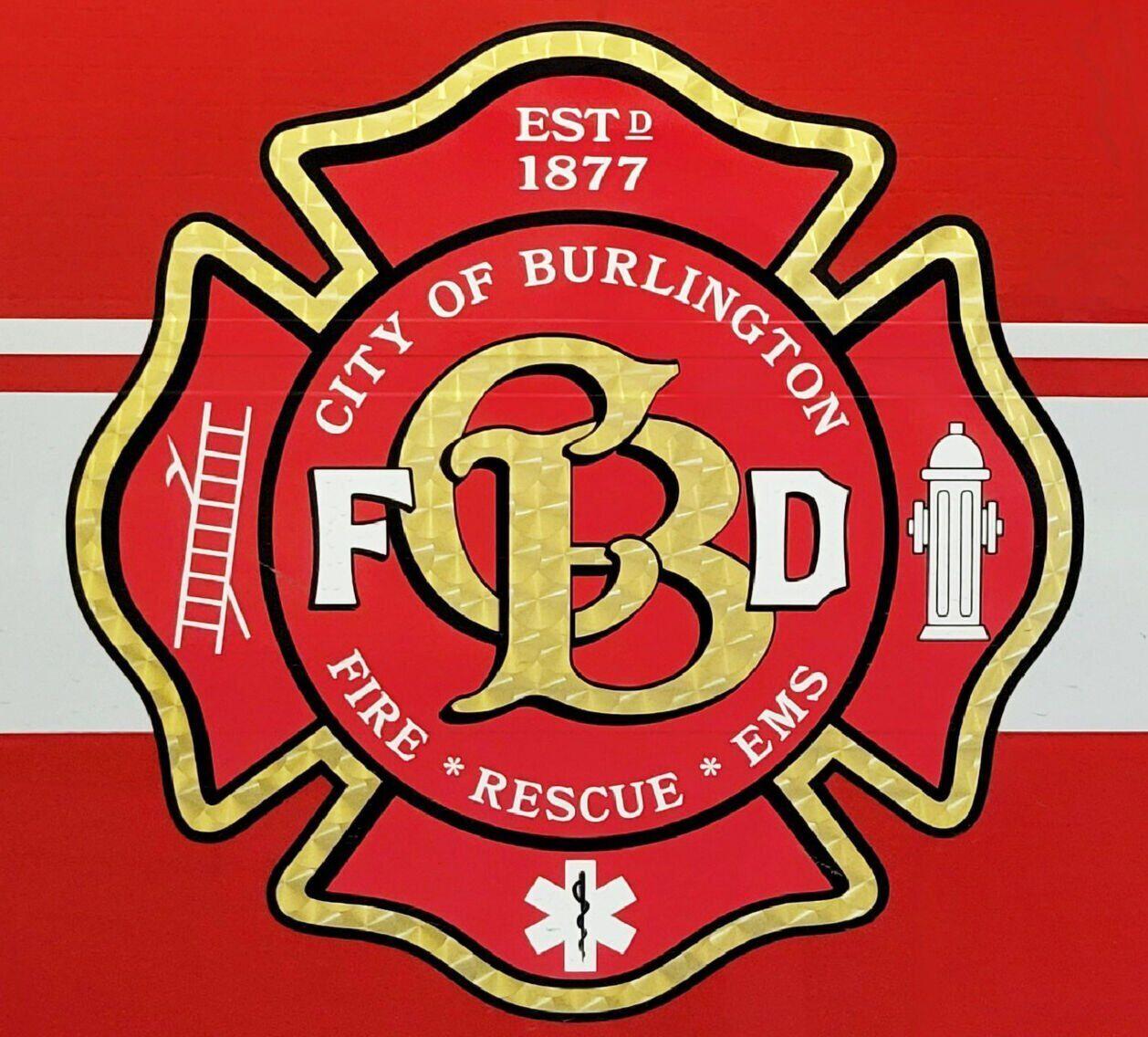 Burlington Fire Department responds to fire in city