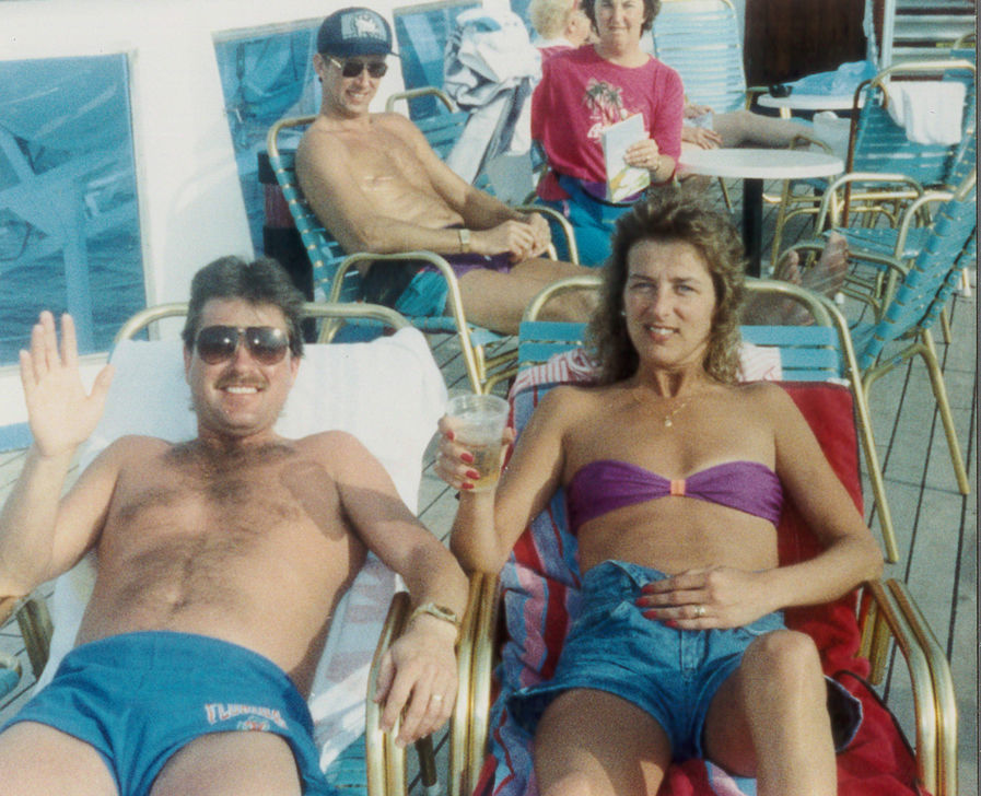 Candy and Bob on a cruise
