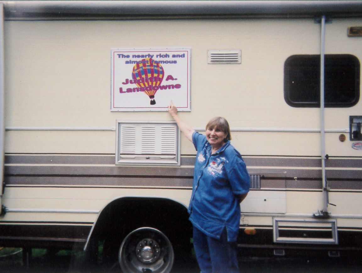 Judie and camper