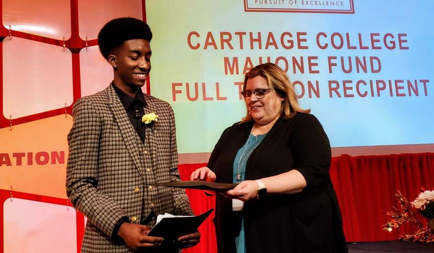 Carthage High School celebrates students honored with College