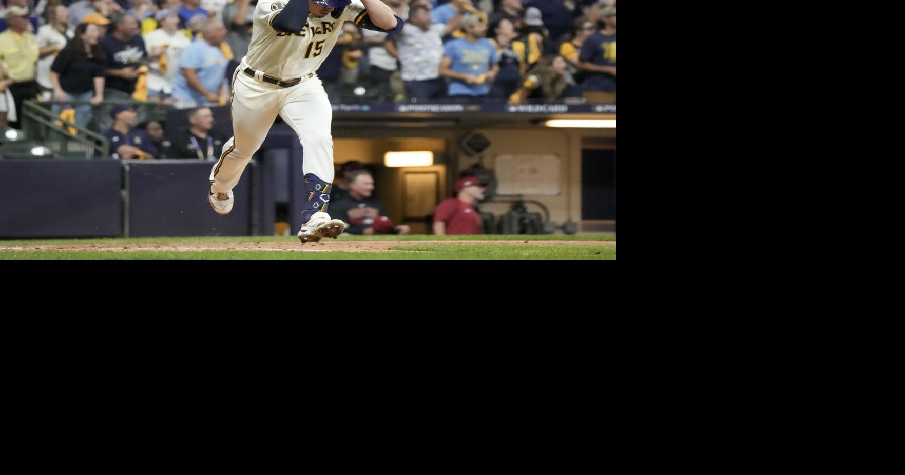 The San Diego Padres batting City Connect jersey helmets sit in