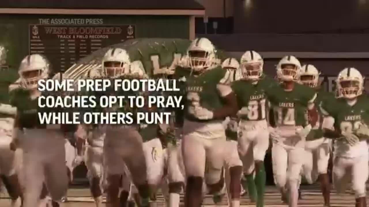 Some prep coaches opt to pray, while others punt