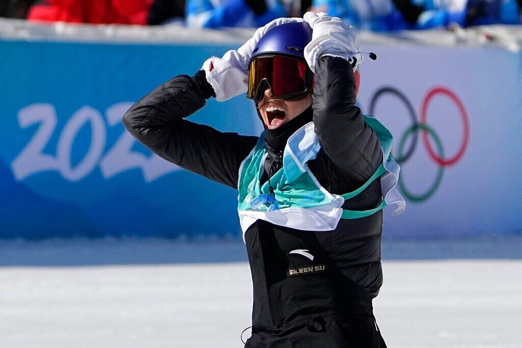 American-born Eileen Gu wins gold for China in big air