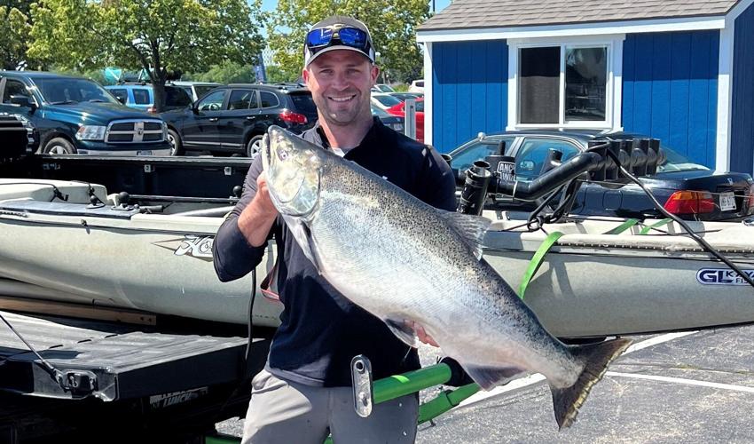 Salmon-A-Rama: Wait is over for grand prize winner Van Gompel