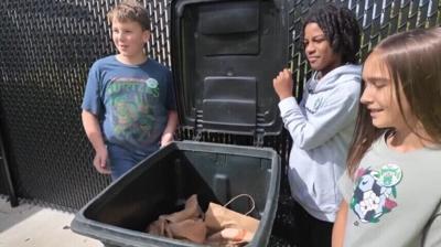 Starbuck Students Lead the Way With a New Composting Program