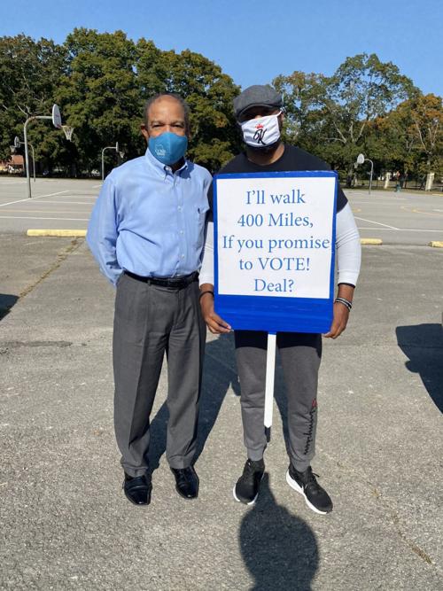 Walking for voters