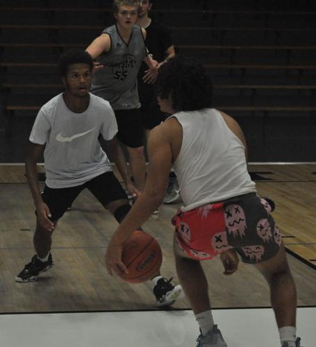 Trigg County Wildcats players take part in a practice