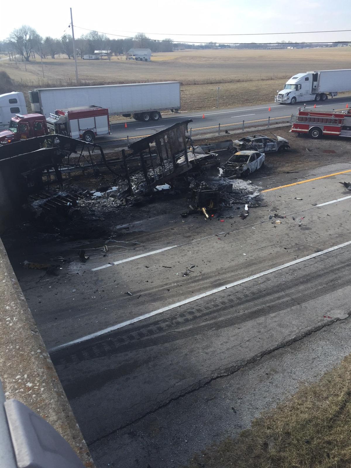 Iowa sisters killed in fiery I24 tractortrailer accident Breaking
