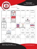 Hoppers Schedule July
