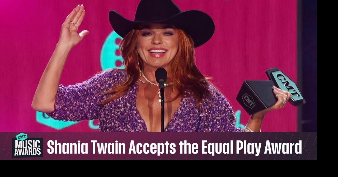 Shania Twain Accepts the Equal Play Award 2023 CMT Music Awards Cma