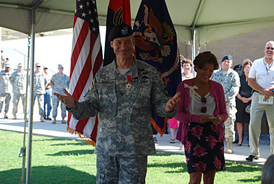 Syracuse Mets - Brigadier General Paul Bontrager speaking to the