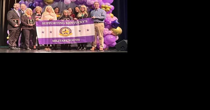 Beshear presents eight Purple Star Awards to CCPS - Vimarsana News