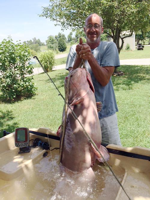 Hopkinsville Man Bags Blue Catfish At Lake Morris Sports Kentucky New Era