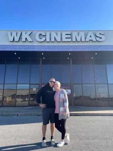 shot of new owners (not use if you want to cut "WK Cinemas" out of shot