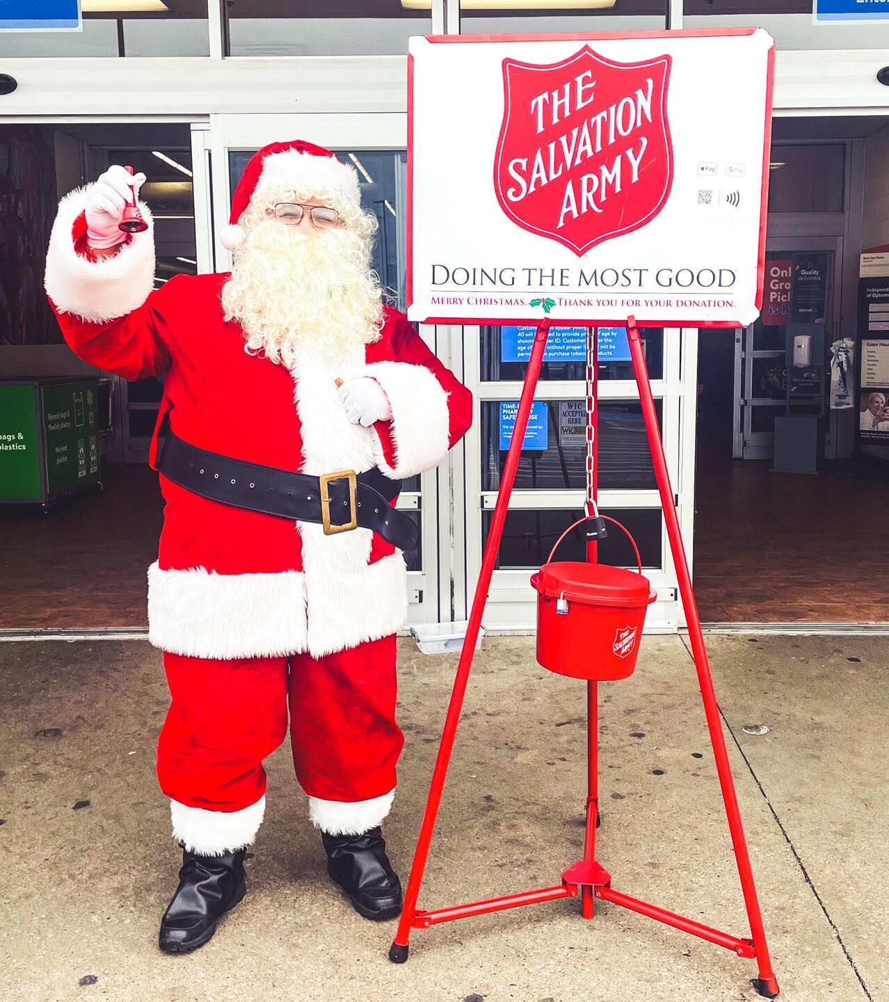 ringing the bell for the salvation army