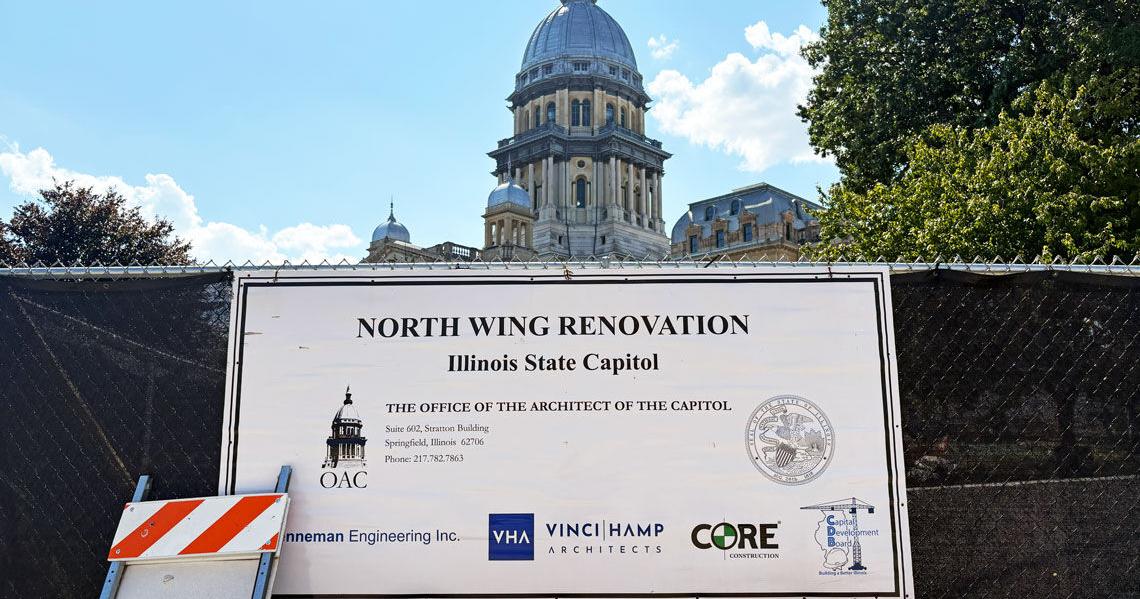 Illinois Capitol renovations ‘a few months behind,' set to wrap up this winter Sep 4, 2026 7 mins ago