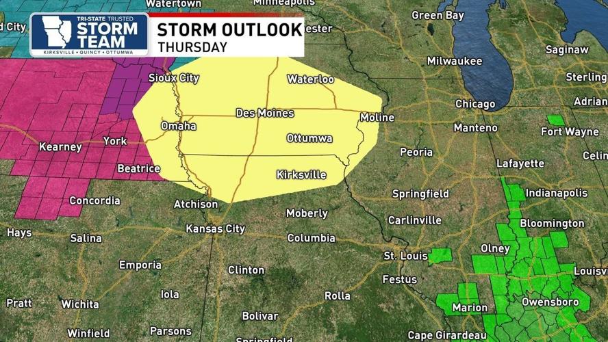 Storm chances return as we approach the Easter holiday weekend ...