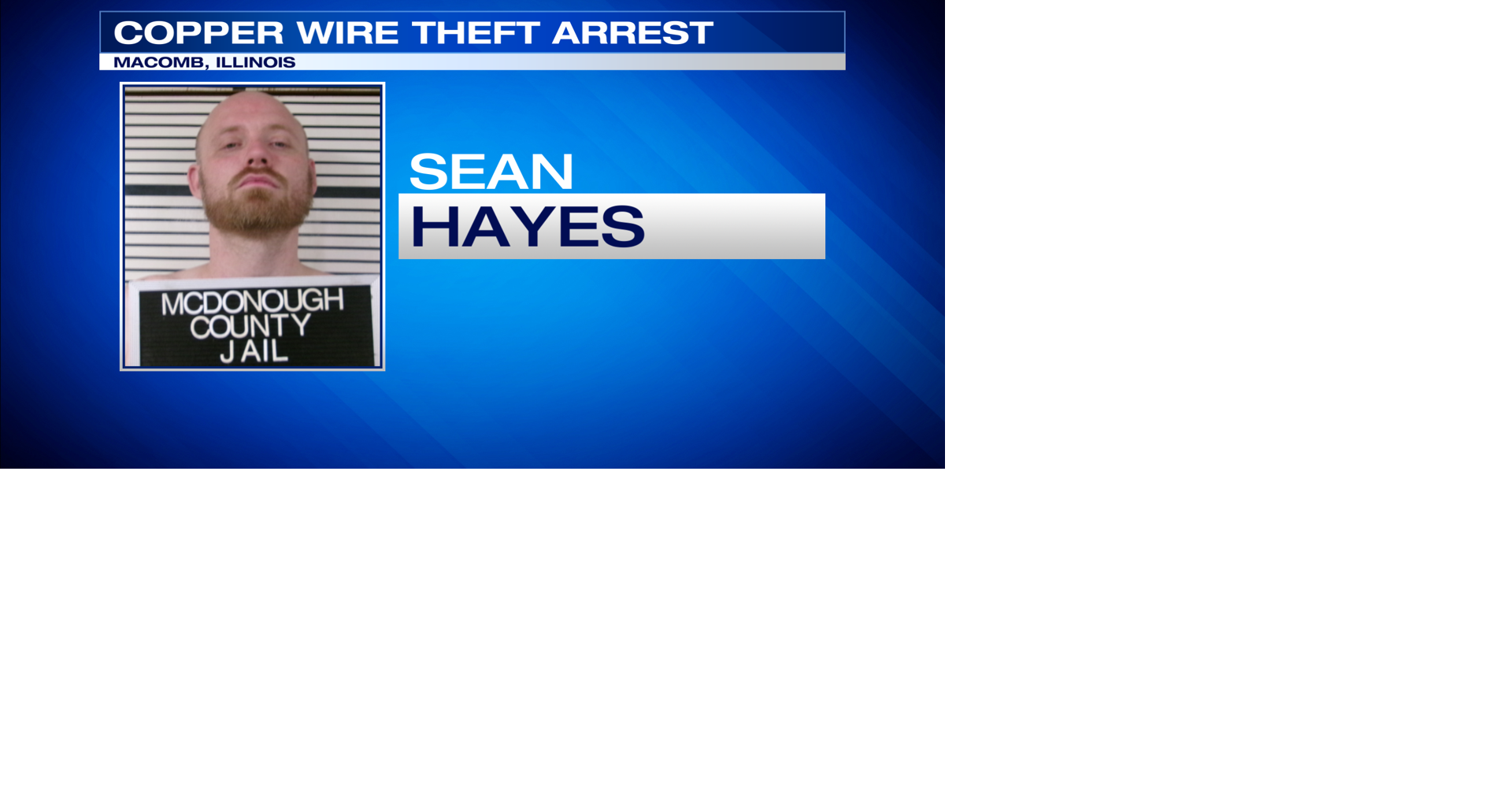 Macomb police arrest man in connection with copper wire thefts | Local ...